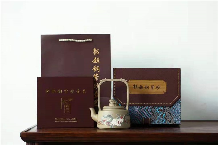 郭超钢作品 鱼跃龙门提梁图片
