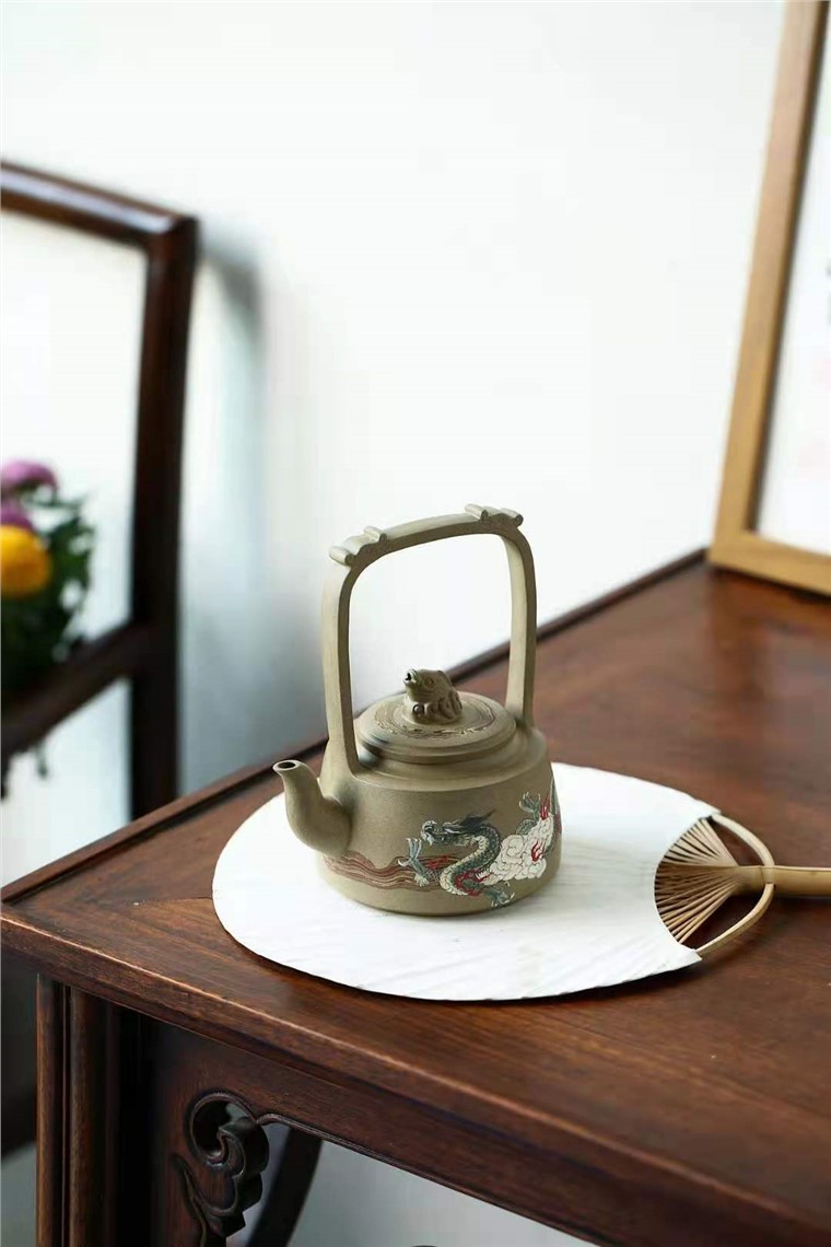 郭超钢作品 鱼跃龙门提梁图片