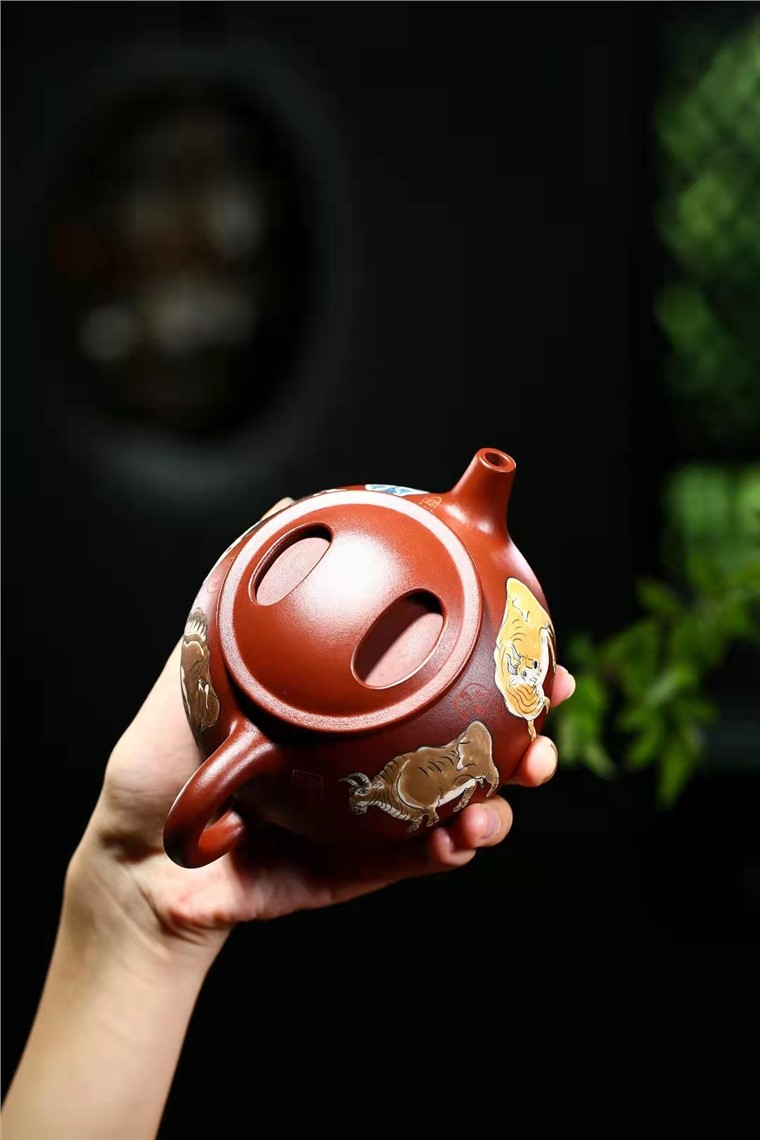 许时娟作品 五牛石瓢套组图片