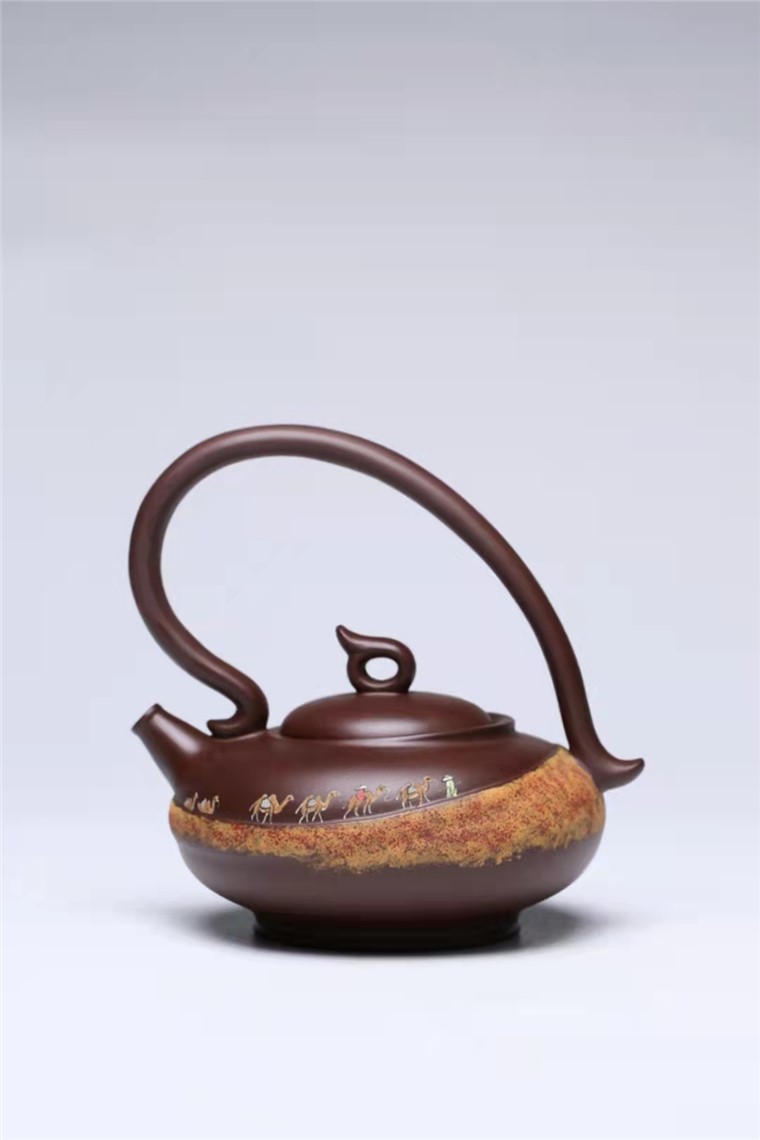 王玉芳作品 玉带提梁图片