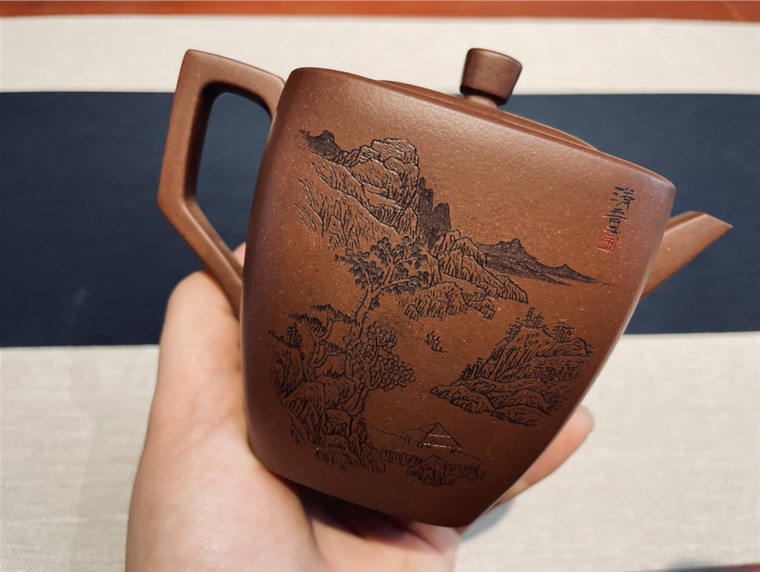 吴顺华作品 四方碗玉图片