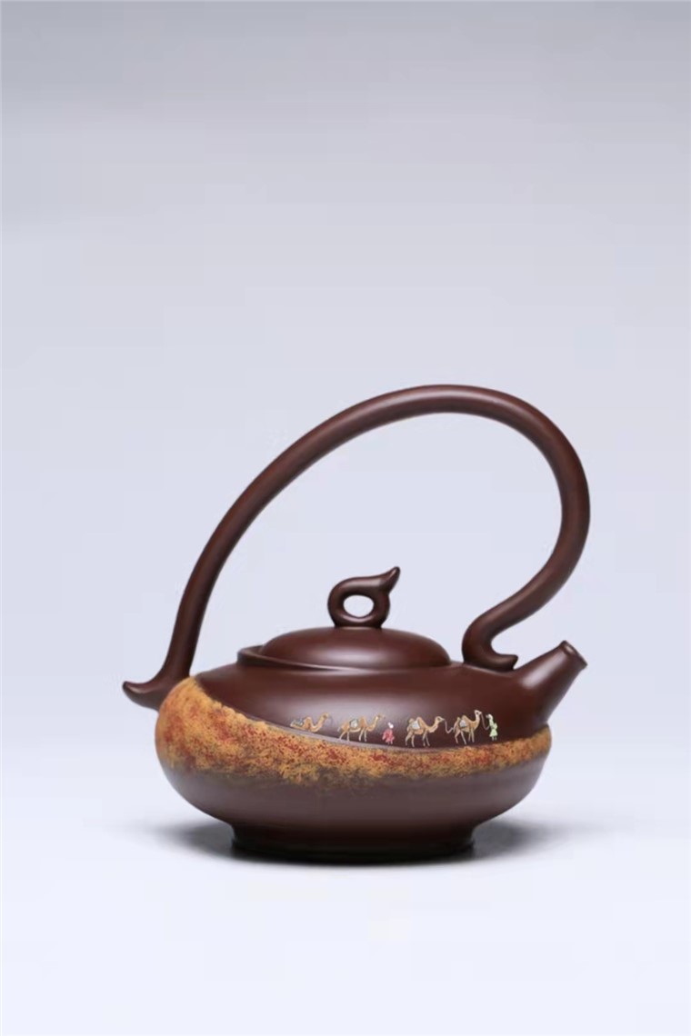 王玉芳作品 玉带提梁图片
