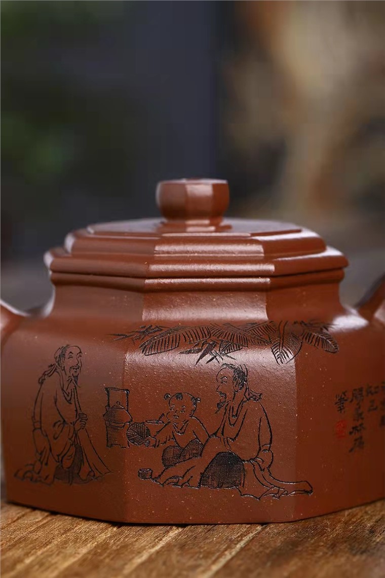 谈燕飞作品 六方德钟图片