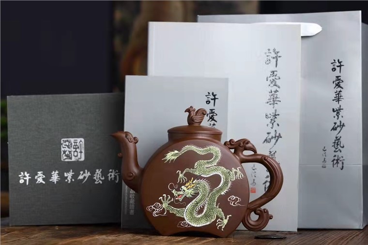 许爱华作品 龙凤呈祥图片