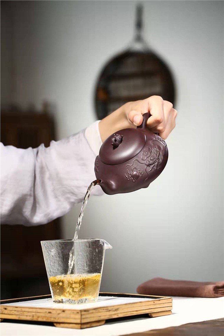 傅跃飞作品 龙凤呈祥-汉棠石瓢