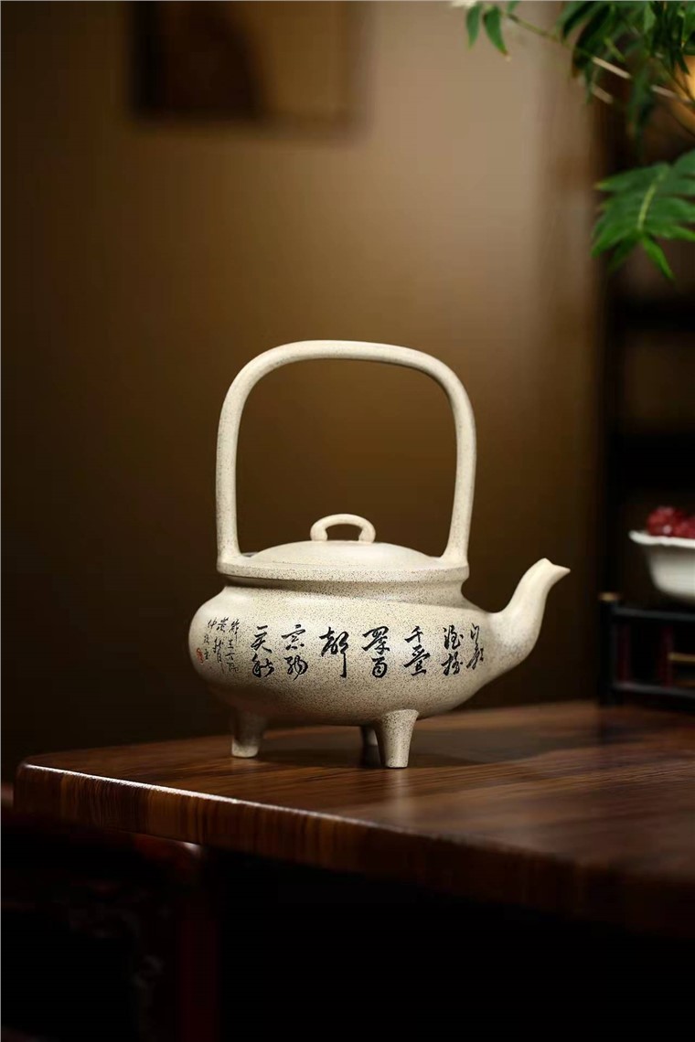 蒋亚平作品 炉鼎提梁图片
