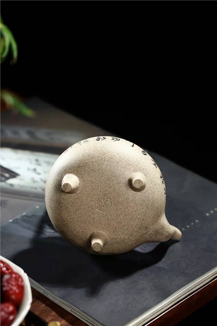蒋亚平作品 炉鼎提梁
