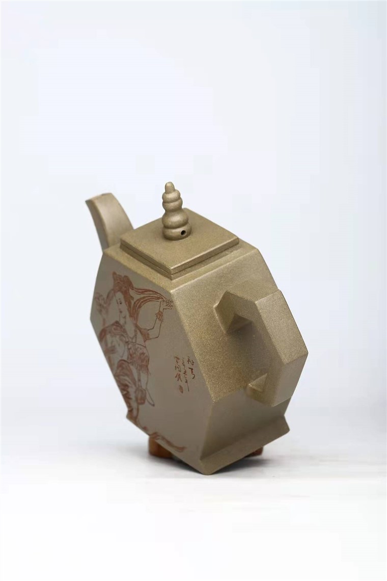 董彩芬作品 玉瓶壶图片