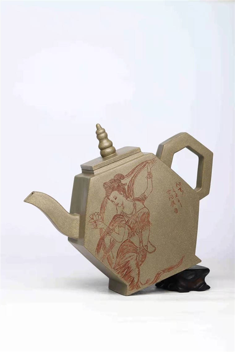董彩芬作品 玉瓶壶图片