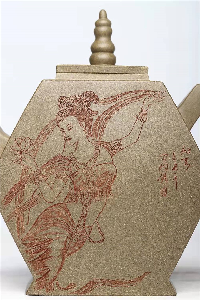 董彩芬作品 玉瓶壶图片