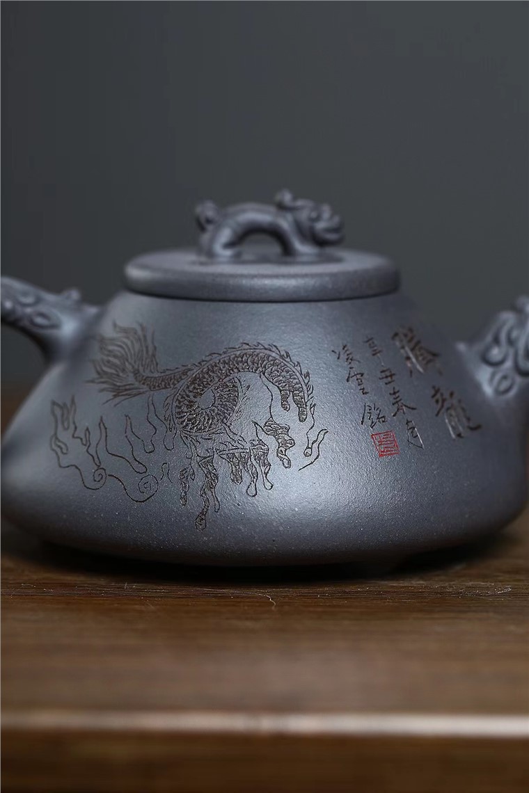 赵敏芳作品 龙韵石瓢图片