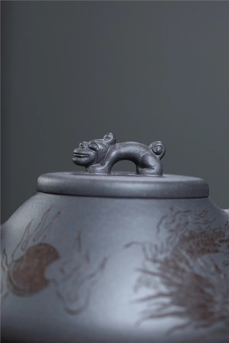 赵敏芳作品 龙韵石瓢图片