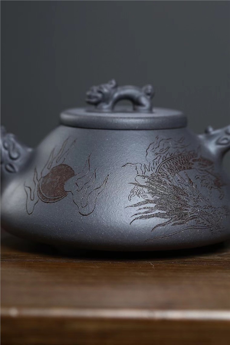 赵敏芳作品 龙韵石瓢图片