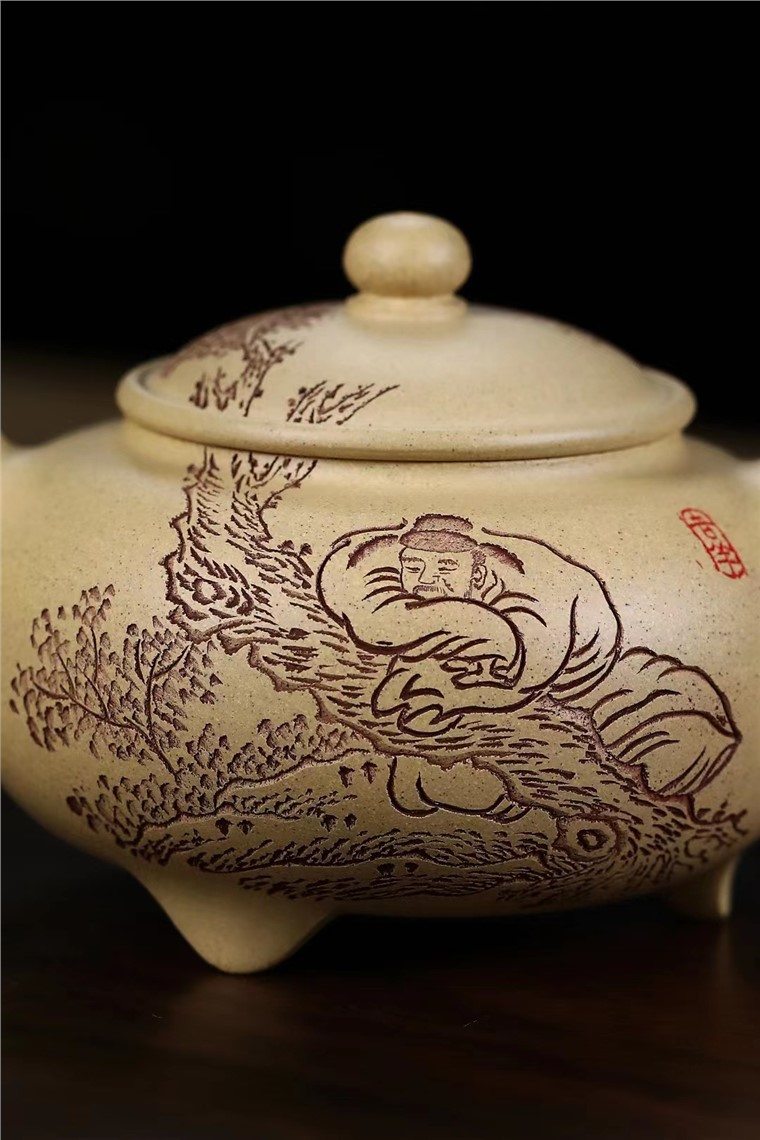 范立君作品 三足云炉图片