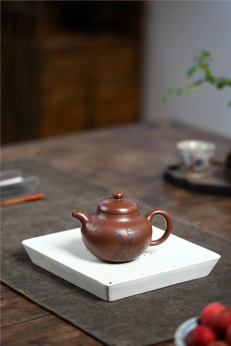 许屹松作品 柿圆图片