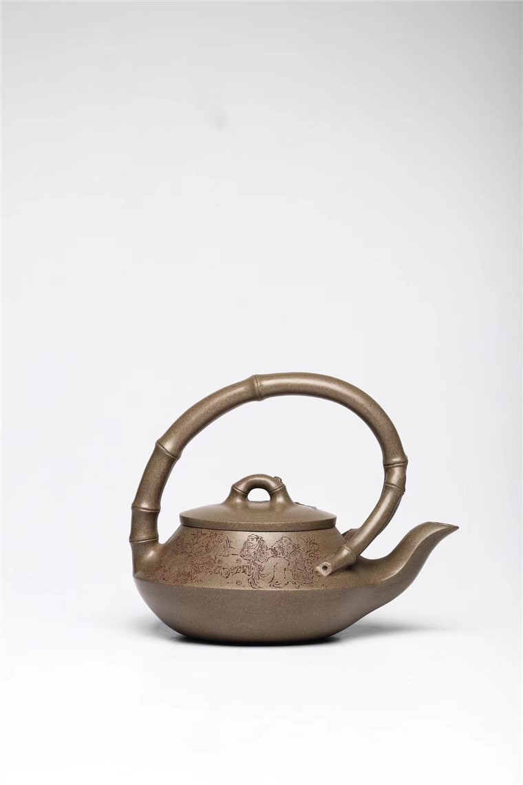 范菊英作品 曲竹提梁图片