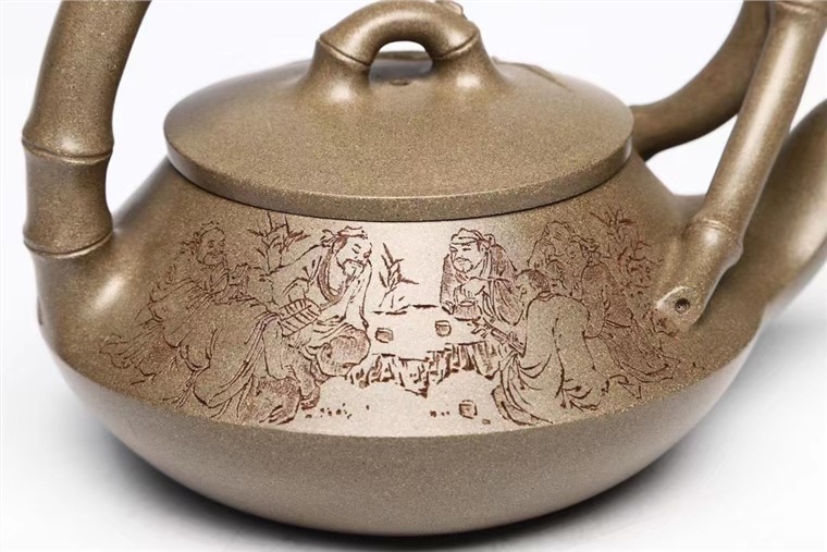 范菊英作品 曲竹提梁图片