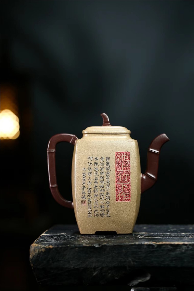 周建春作品 四方高竹图片
