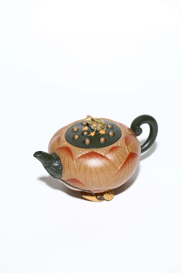 吴亚维作品 青蛙莲子九件套图片