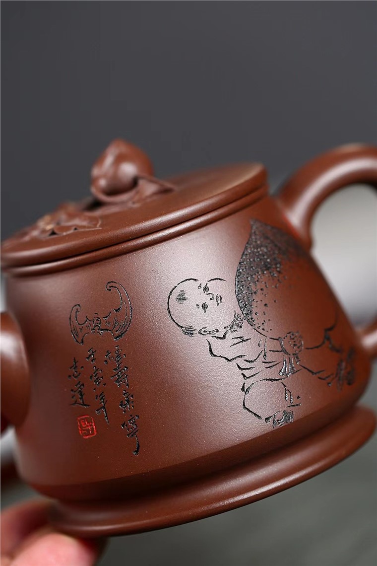 范建中作品 寿桃图片