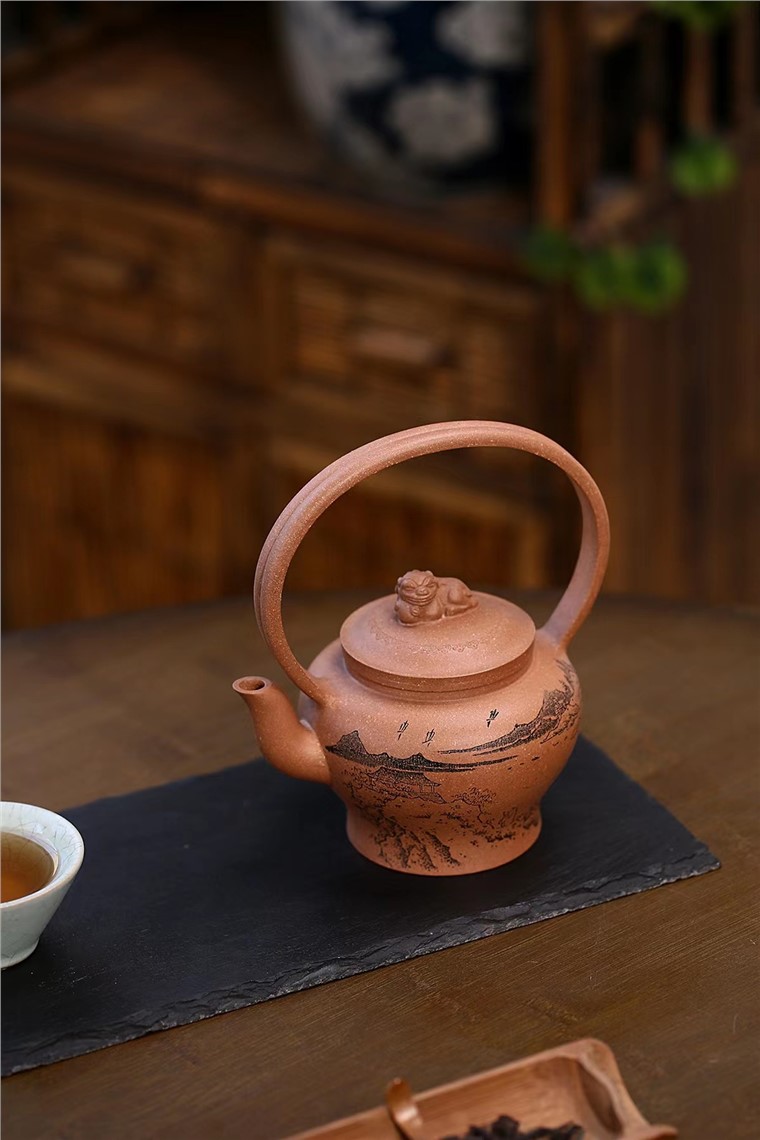 刘红仙作品 宫灯提梁图片