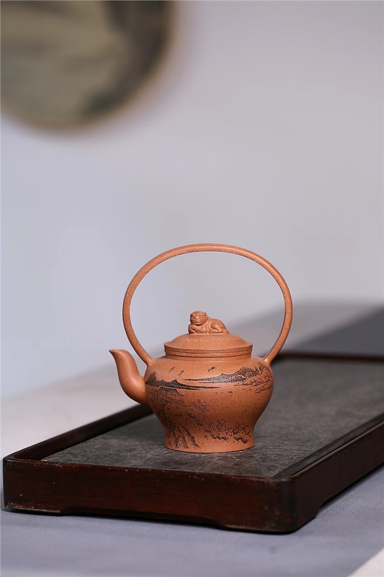 刘红仙作品 宫灯提梁图片