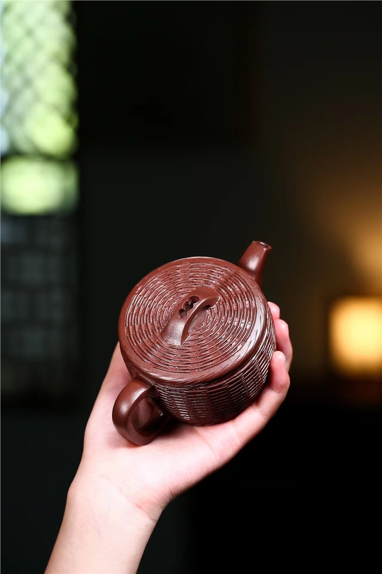 汤莉作品 竹编汉瓦图片