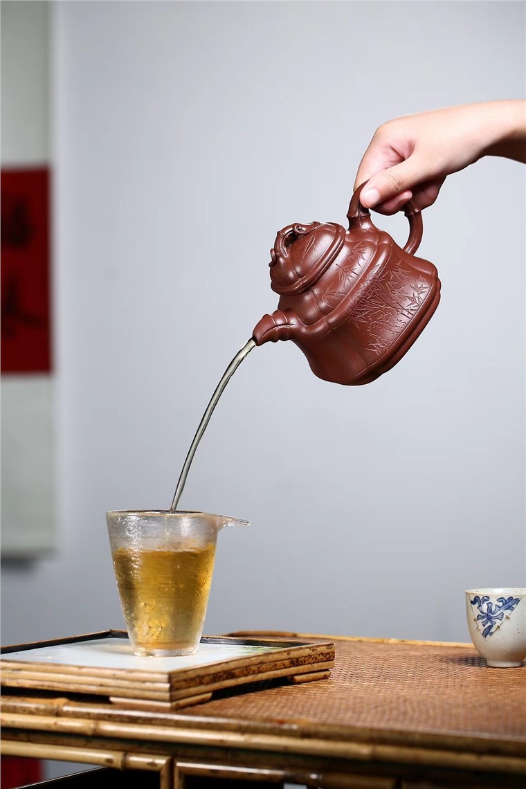 张伟军作品 四方竹鼎