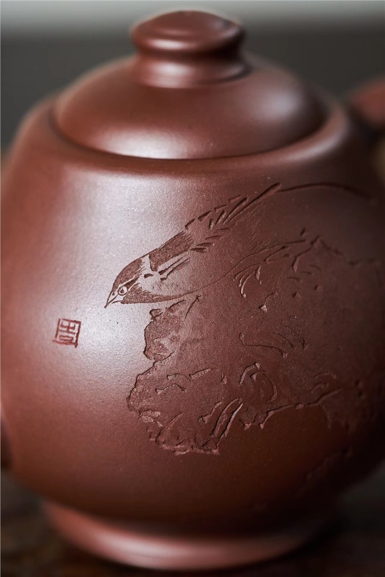 陈成作品 圆逸壶图片