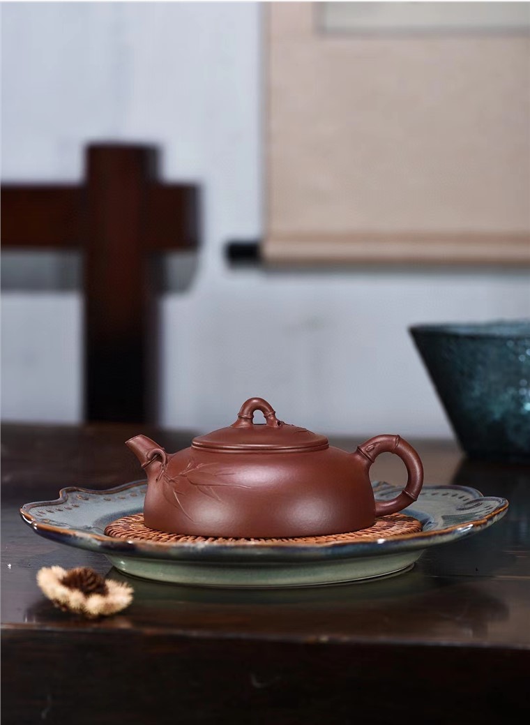方琴华作品 竹报平安图片