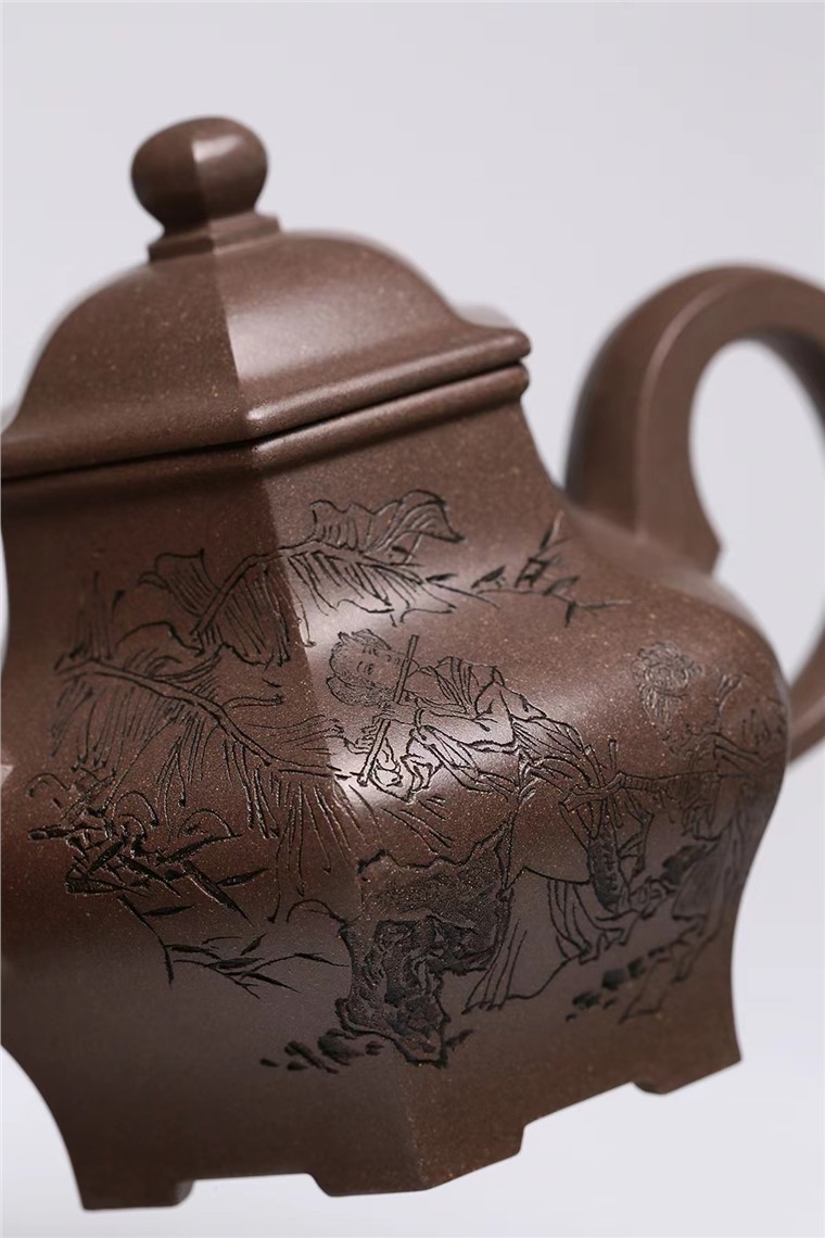 尹祥明作品 六方高宫灯图片