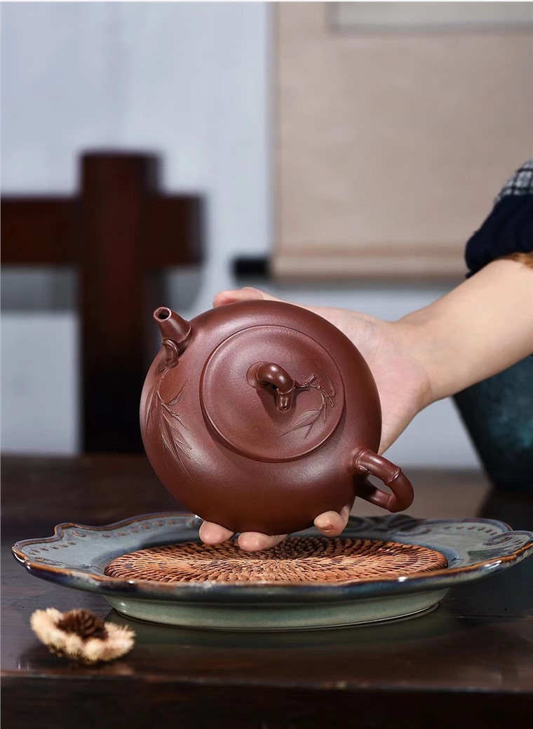 方琴华作品 竹报平安图片