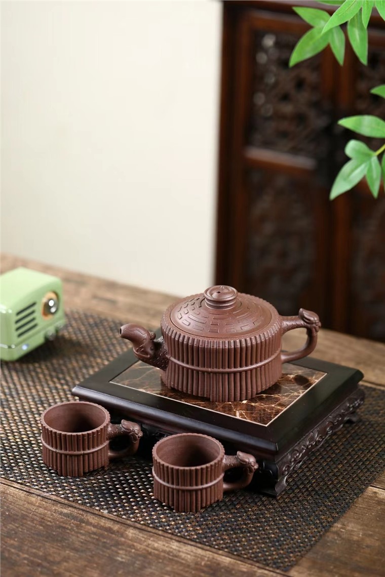 高建中作品 龙头八卦一捆竹套组图片