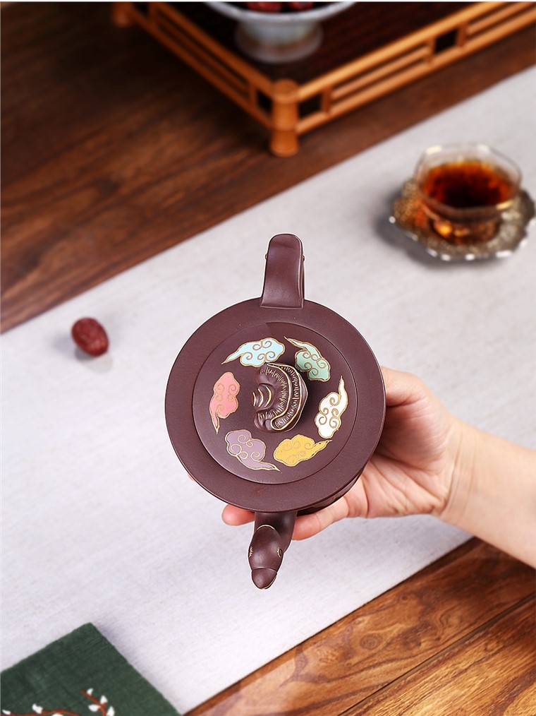 储栋平作品 灵芝龙凤图片