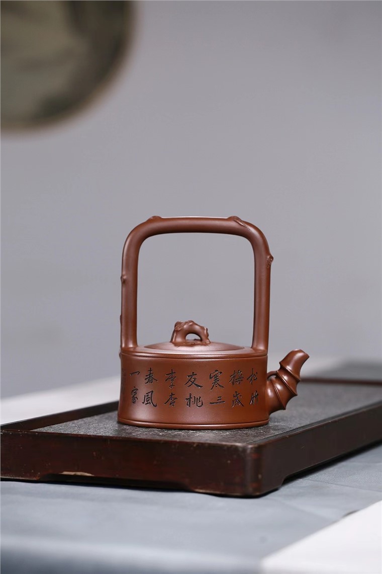 刘红仙作品 松竹梅提梁图片