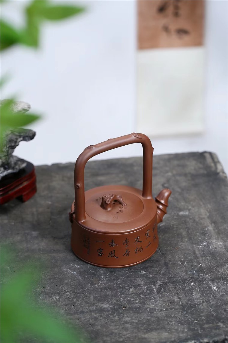 刘红仙作品 松竹梅提梁图片