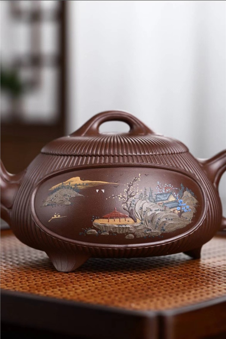 潘雪锋作品 筋纹汉棠石瓢图片