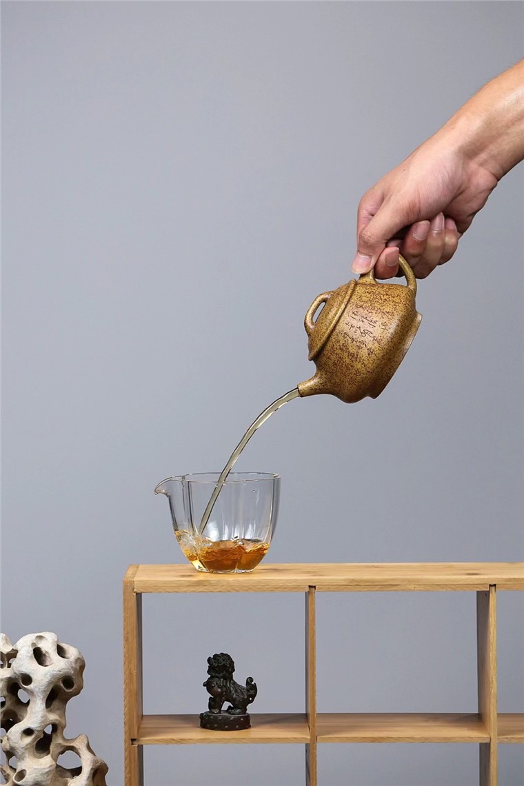 潘国新作品 饮瓢