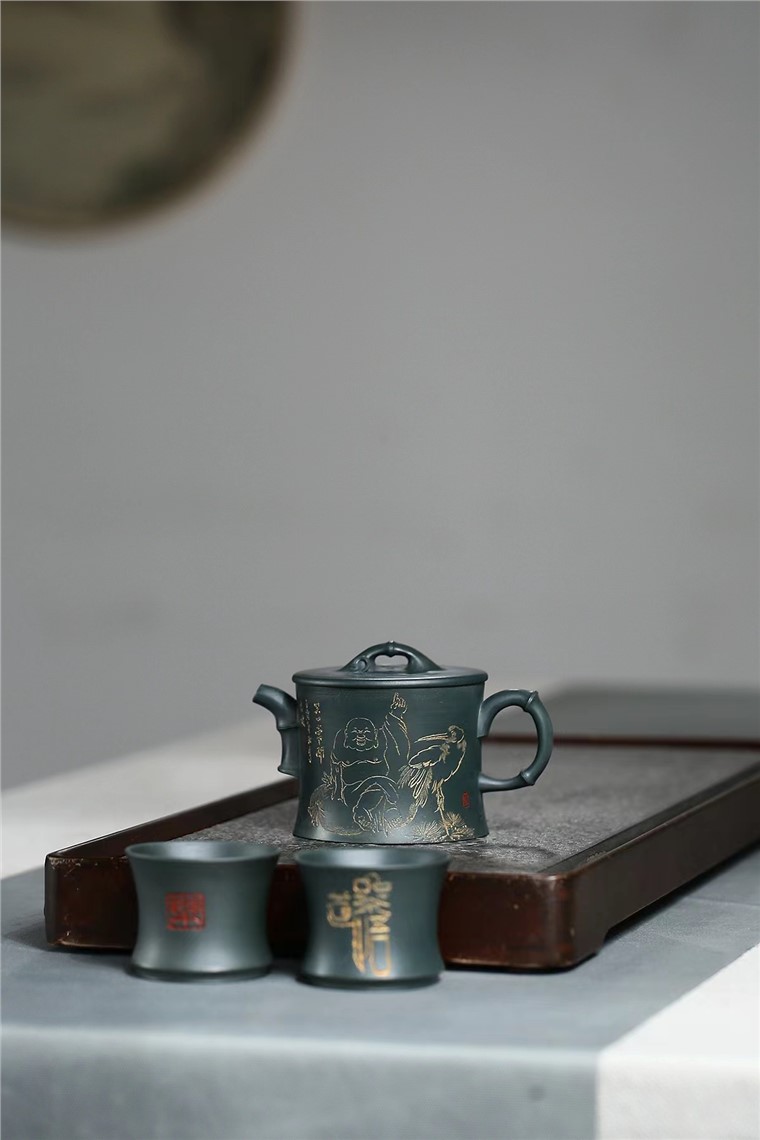 范卓群作品 竹节套组图片