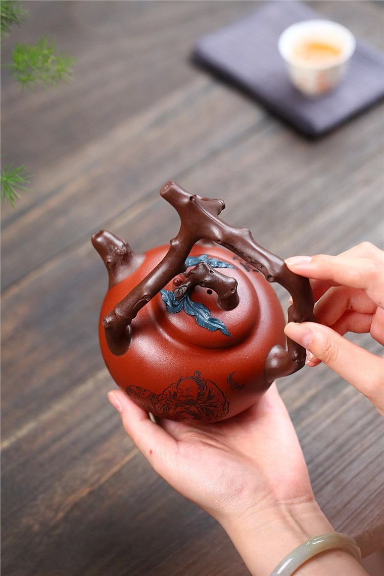 张菊仙作品 东坡提梁图片