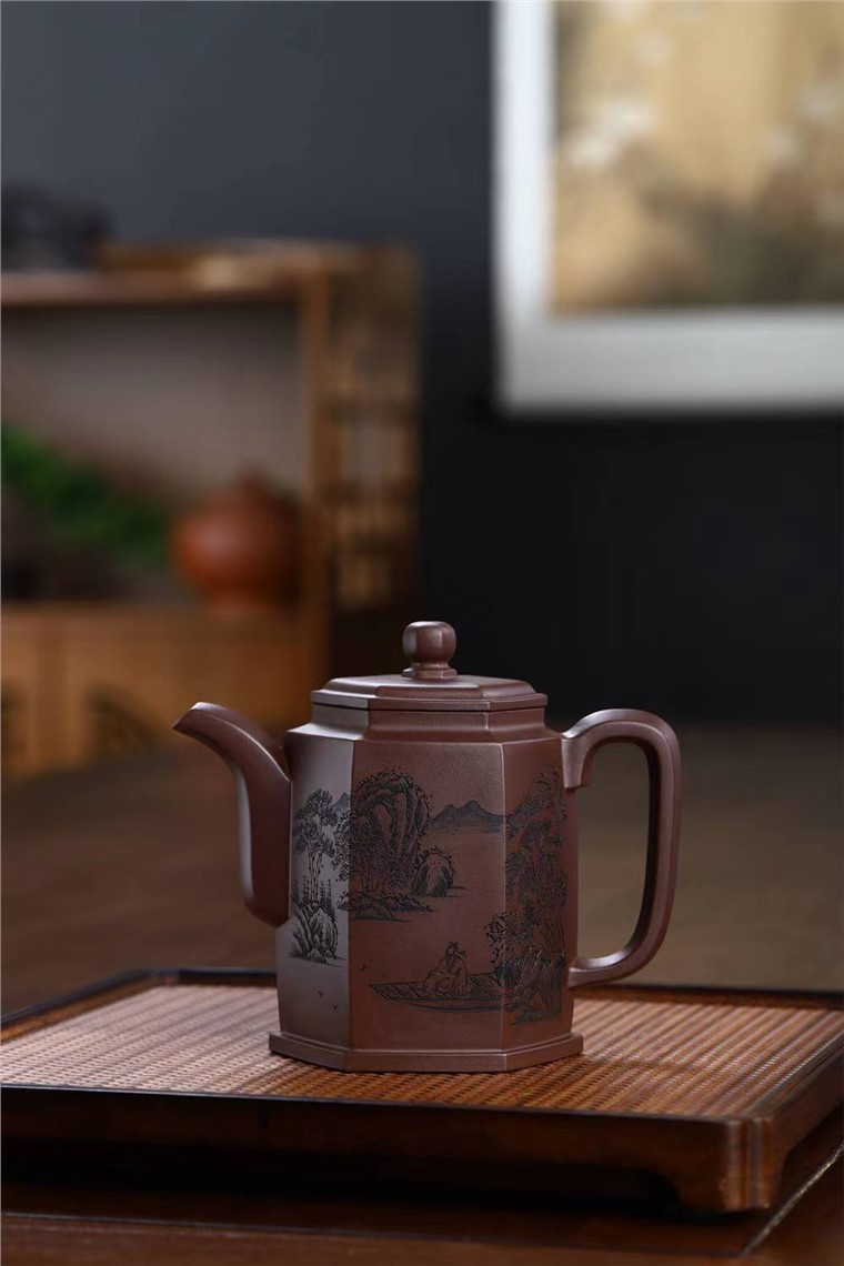 范建新作品 六方井泉图片