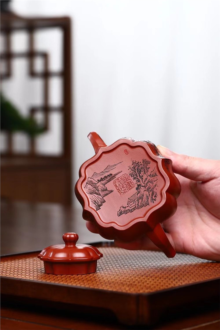 范建新作品 筋纹四方