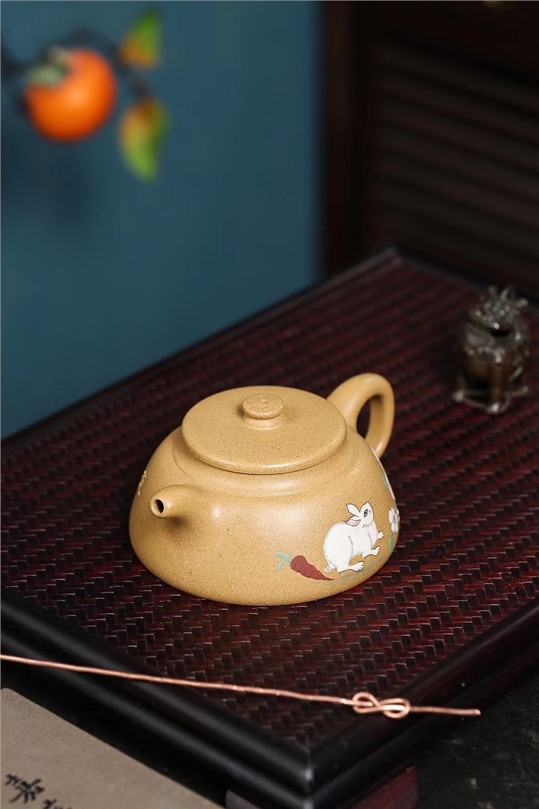 朱丽萍作品 茶香半月图片