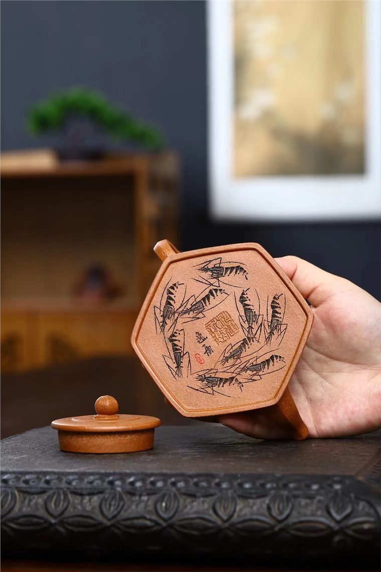范建新作品 六方井栏