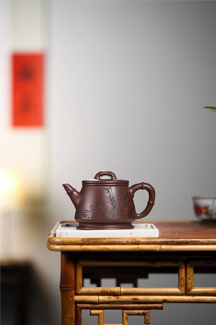 余立平作品 竹节石瓢图片