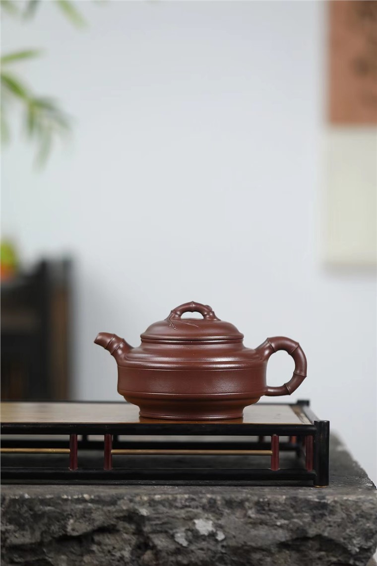 石国芳作品 双线竹鼓图片