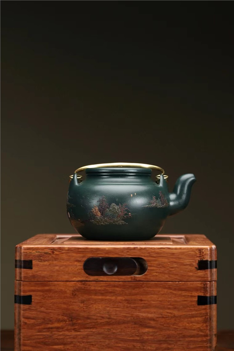 施昌作品 蛋包提梁图片