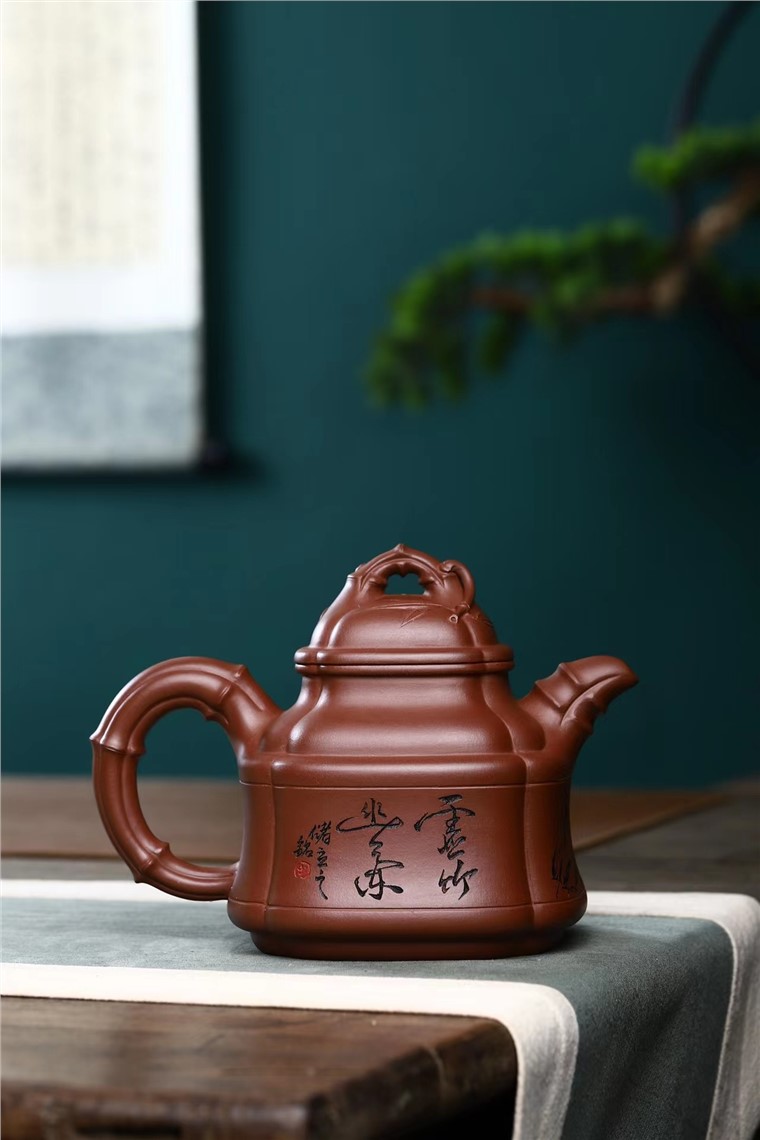 沈建军作品 四方竹鼎图片