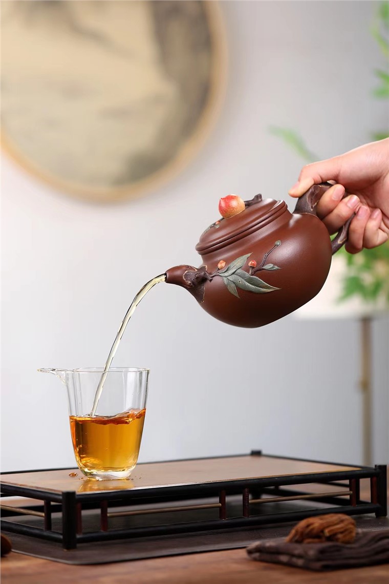 汪叶作品 寿桃
