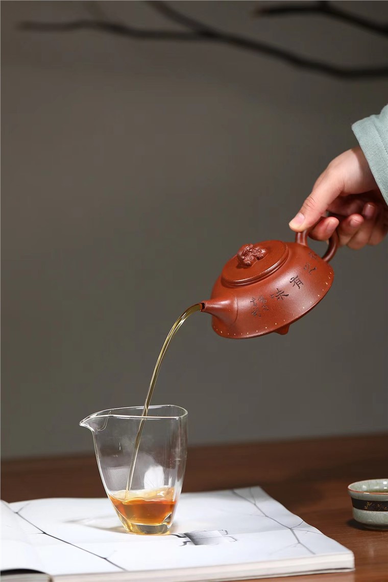 凌锡苟作品 祥狮壶